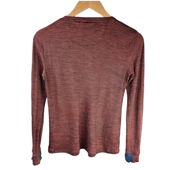 Bombas Wool Blend Long Sleeve Shirt Crew Neck XS Thumb Holes Base Layer Outdoors - Picture 5 of 11